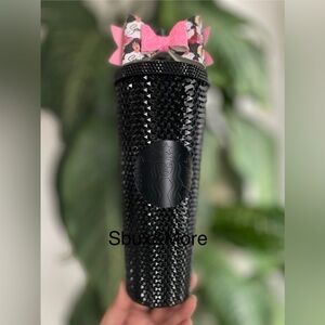 Starbucks Taiwan Black Bling studded Tumbler